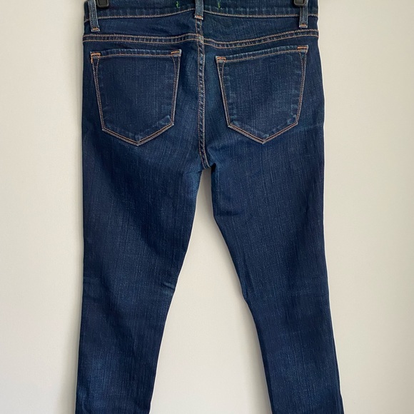J BRAND LOW RISE PENCIL LEG JEANS SIZE (28) INK COLOR - Picture 3 of 8